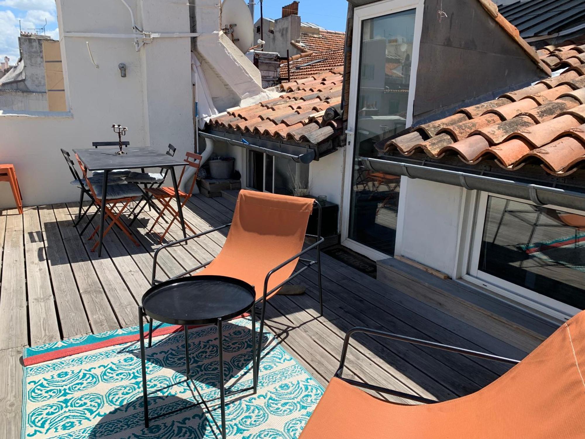 Studio Toit Terrasse Vieux Port Marseille Eksteriør billede
