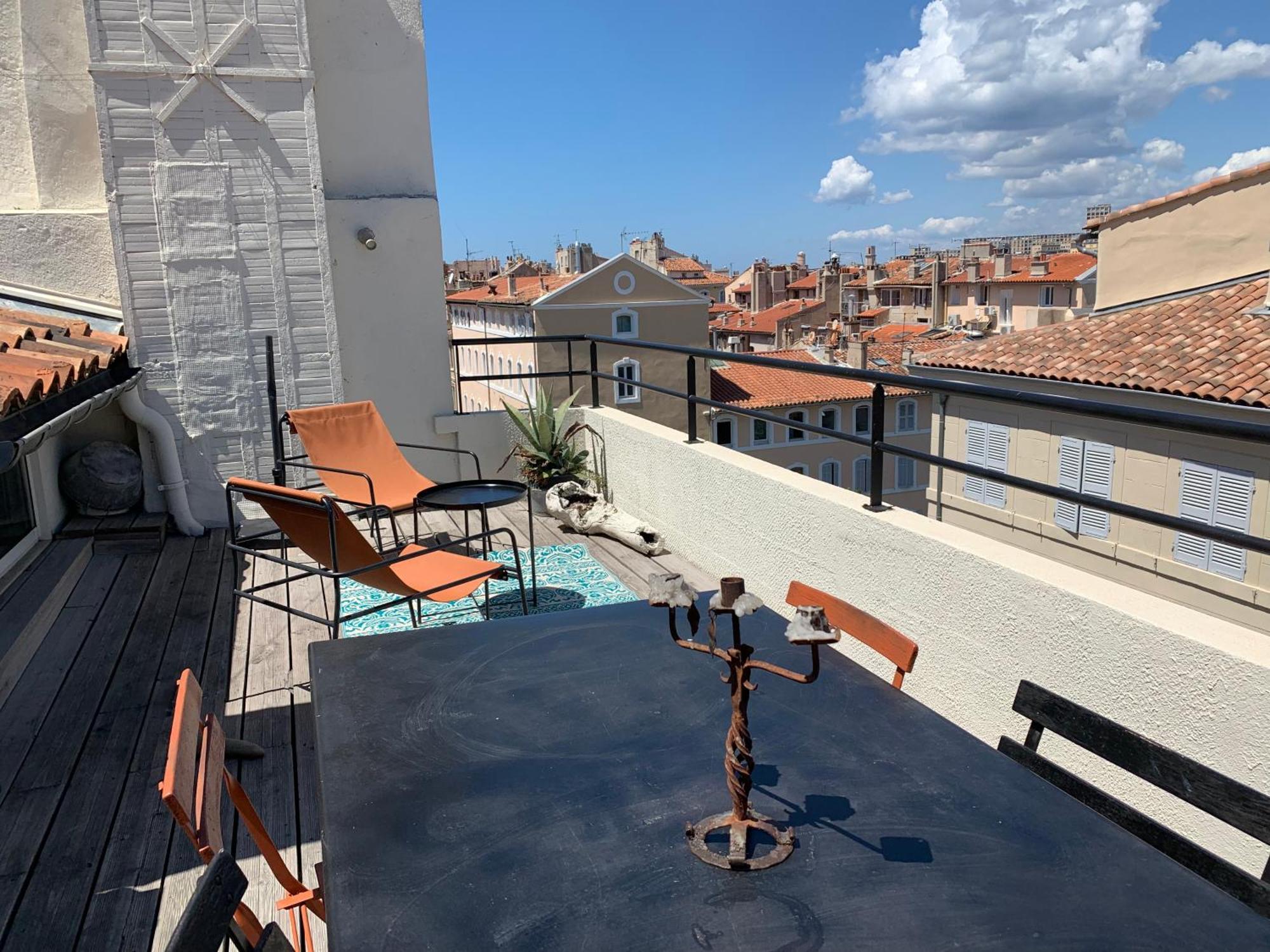 Studio Toit Terrasse Vieux Port Marseille Eksteriør billede